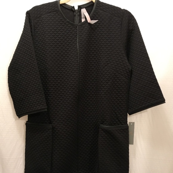 Melissa McCarthy Black Quilted Tunic Dress, M - Picture 4 of 12